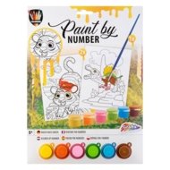 MOXY joonistamiskomplekt numbrite järgi, assortii, 150057