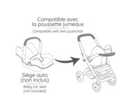 SMOBY kahekohaline nukuvanker, 7600253221