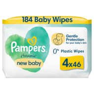 PAMPERS Niisked salvrätikud Harmonie New Baby, 4x46, 184 tk, 81783718