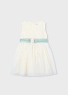 MAYORAL varrukateta kleit, natural, 3.919-42, 92  cm