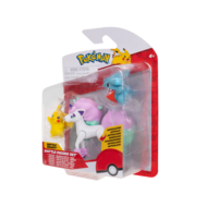 POKEMON Gible, Pikachu ja Galarian Ponyta figuurid, 3 tk, PKW4097