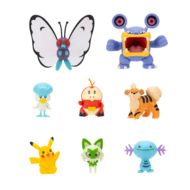 POKEMON figuuride komplekt, 8 tk, PKW4100