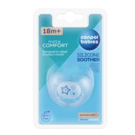 CANPOL BABIES silikoonist lutt NEWBORN BABY, 18 k.+, 22/582_blu