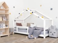 BENLEMI lastevoodi-maja LUCKY, 120x200 cm., White, 7893/120X200-BIL