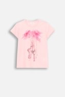 COCCODRILLO t-shirt EVERYDAY GIRL A, roosad, ZC4143201VGA-007-164, 164 cm