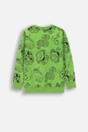 COCCODRILLO sweatshirt GRUNGE SWAMP BOY KIDS, roheline, ZC4132101GBK-011-122, 122 cm