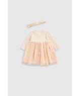 MOTHERCARE kleit, sukkpüksid ja peapael, IF380 92