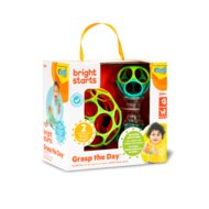 BRIGHT STARTS pall ja krõbiseva mänguasja komplekt Grasp the Day Gift Set, assortii., 16908