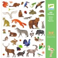 DJECO kleepsukomplekt Fauna (160 tk), DJ09285