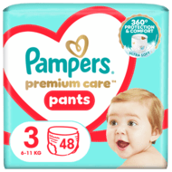 PAMPERS Premium Care püksmähkmed, suurus 3, 48tk, 81750547