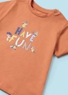 MAYORAL lühikeste varrukatega t-särk + lühikesed püksid + müts 3D, clay, 1653-89