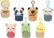 Plüüsist loomakujuline mänguasi klambriga, 11cm, assortii, 456342