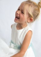 MAYORAL varrukateta kleit, natural, 3.919-42, 92  cm