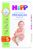 HiPP mähkmed PREMIUM, 5 suurus, 11-16 kg., 44 tk., DA92053