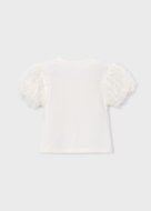 MAYORAL lühikeste varrukatega t-särk, natural, 3.001-49, cm