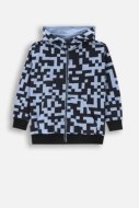 COCCODRILLO sweatshirt WORLD OF PIXEL BOY JUNIOR, sinine, ZC4132402WBJ-014-164, 164 cm