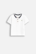 COCCODRILLO lühikeste varrukatega särk ELEGANT BABY BOY, valge, WC5143601EBB-001-098, 98 cm