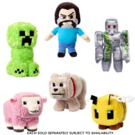 MINECRAFT 8 pehmed mänguasjad, HBN39