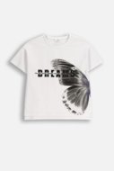 COCCODRILLO t-särk RAVE GIRL JUNIOR, valge, cm