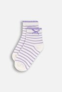 COCCODRILLO socks, purple, WC6382206SOG-016-033, 33/36 size