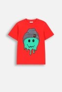 COCCODRILLO t-shirt EVERYDAY BOY A, punased, ZC4143206VBA-009-152, 152 cm
