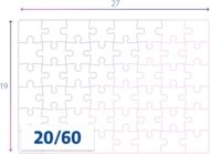 CLEMENTONI PAW PATROL pusle, 2x60 tk., 21623