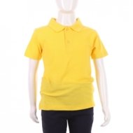 MAMAJUM lühikeste varrukatega polo särk, 10-000005, kollased, 122/128 cm