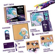 OKTO MANGA 3D kunstikomplekt Õhk 30x40 cm, 20040