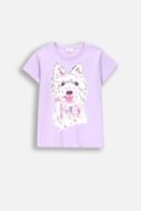 COCCODRILLO t-shirt EVERYDAY GIRL A, lillad, ZC4143204VGA-016-152, 152 cm