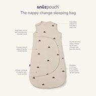 SNUZPOUCH magamiskott, 0-6 k., 2.5 TOG, Grey Cloud, SW008BB