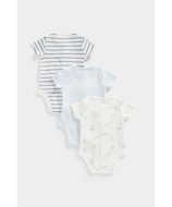 MOTHERCARE lühikeste varrukatega bodi, 3 tk., CB277