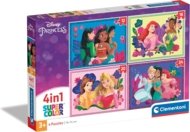 CLEMENTONI DISNEY PRINCESS pusle, 4in1, 21517