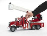BRUDER 1:16 MACK Granite Fire engine with ladder and waterpump, 02821