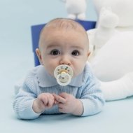 BIBS x Moomin lutid COLOUR ROUND, 0-6k, 2 tk, Friends ivory mix