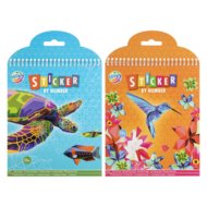 MOXY numbrite järgi kleepsuraamat, assortii, 100113