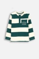 COCCODRILLO long sleeved t-shirt ACADEMY BOY KIDS, rohelised, ZC4143101ABK-011-122, 122 cm