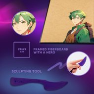 OKTO MANGA 3D kunstikomplekt Maa 30x40 cm, 20038