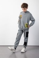 COCCODRILLO püksid SPORTS BOY JUNIOR, hall, cm