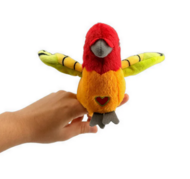 HAPPY YAPPERS interaktiivne pehme lind Kollane Aratinga, 9406