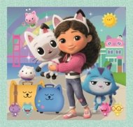 CLEMENTONI GABBY'S DOLLHOUSE pusle, 3x48, 25002