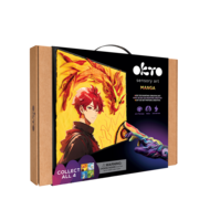 OKTO MANGA 3D kunstikomplekt Tuli 30x40 cm, 20039