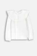 COCCODRILLO long sleeved t-shirt ACADEMY GIRL KIDS, valge, ZC4143105AGK-001-122, 122 cm