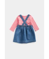 MOTHERCARE pitkähihaiset t-paida, sarafan ja sukapüksid, FD158 