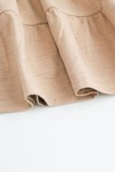 COCCODRILLO dress MYSTIC NATURE GIRL KIDS, beige, ZC4129101MGK-002-122, 122 cm