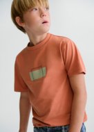 MAYORAL lühikeste varrukatega t-särk, copper, 6.028-96, 128  cm