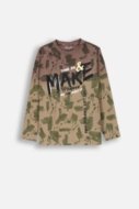 COCCODRILLO t-shirt EVERYDAY BOY A, khaki, ZC4143102VBA-027-152, 152 cm
