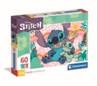 CLEMENTONI LASTELE PUZZLE Disney Stitch, 60 tk,, 26331