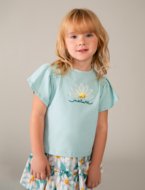 MAYORAL lühikeste varrukatega t-särk, lake, 3.004-62, 98  cm