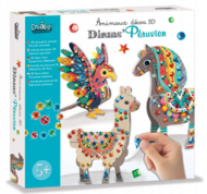 CRÉA LIGN' loominguline komplekt - 3D dekoratiivsed loomad Peruu teemandid, CL161