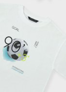 MAYORAL lühikeste varrukatega t-särk, white, 6.036-30, 128  cm